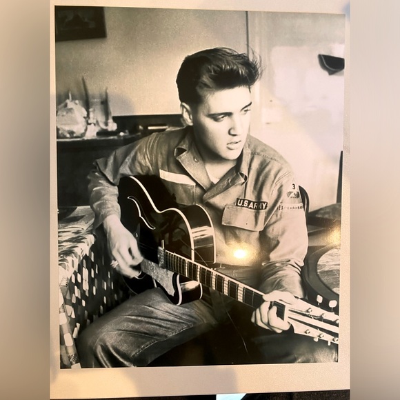 Other - 8x10 Black & White Print- Elvis - Print Only